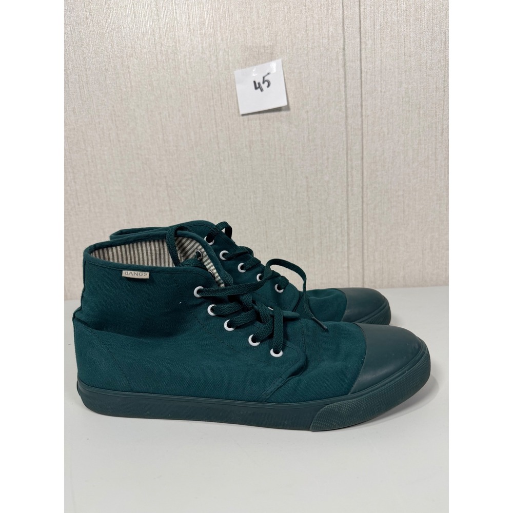 Bangs Shoes High Tops Emerald Green Men size 10 women 11.5